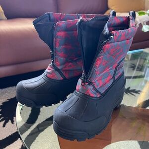 Northside Red and Black Kids Boots